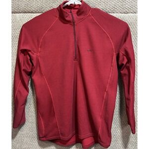 Patagonia Quarter Zip Pullover Sweater Long Sleeve Red Size 2XL
